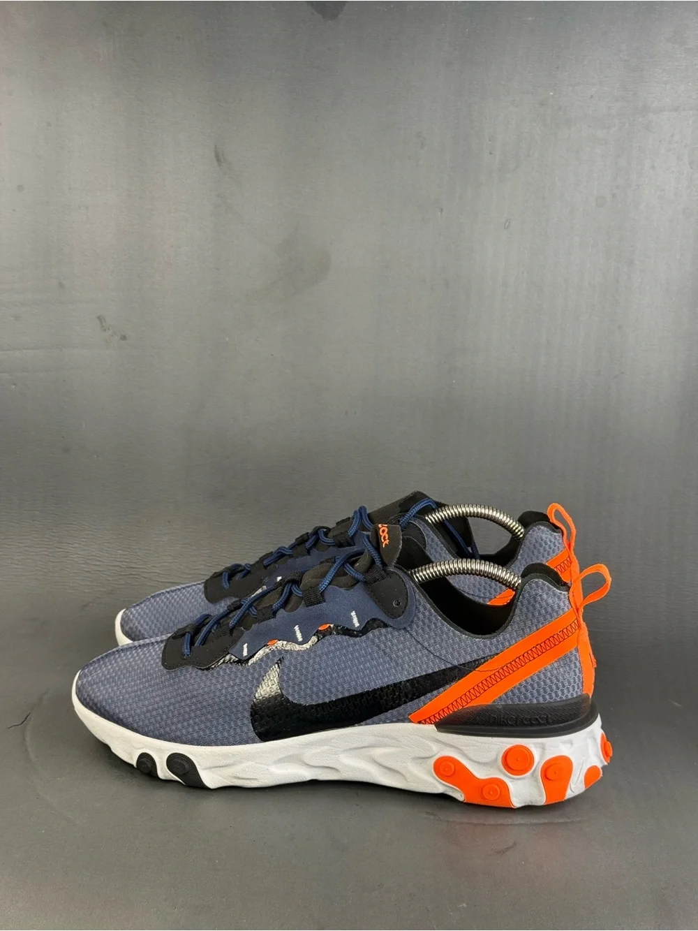 Nike React Element 55 'Midnight Navy' athletic sneaker shoes mens size 11